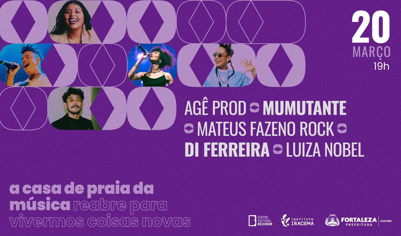 Após reforma, Centro Cultural Belchior retorna às atividades nesta quinta-feira (20) com o show “Salve Belchior”