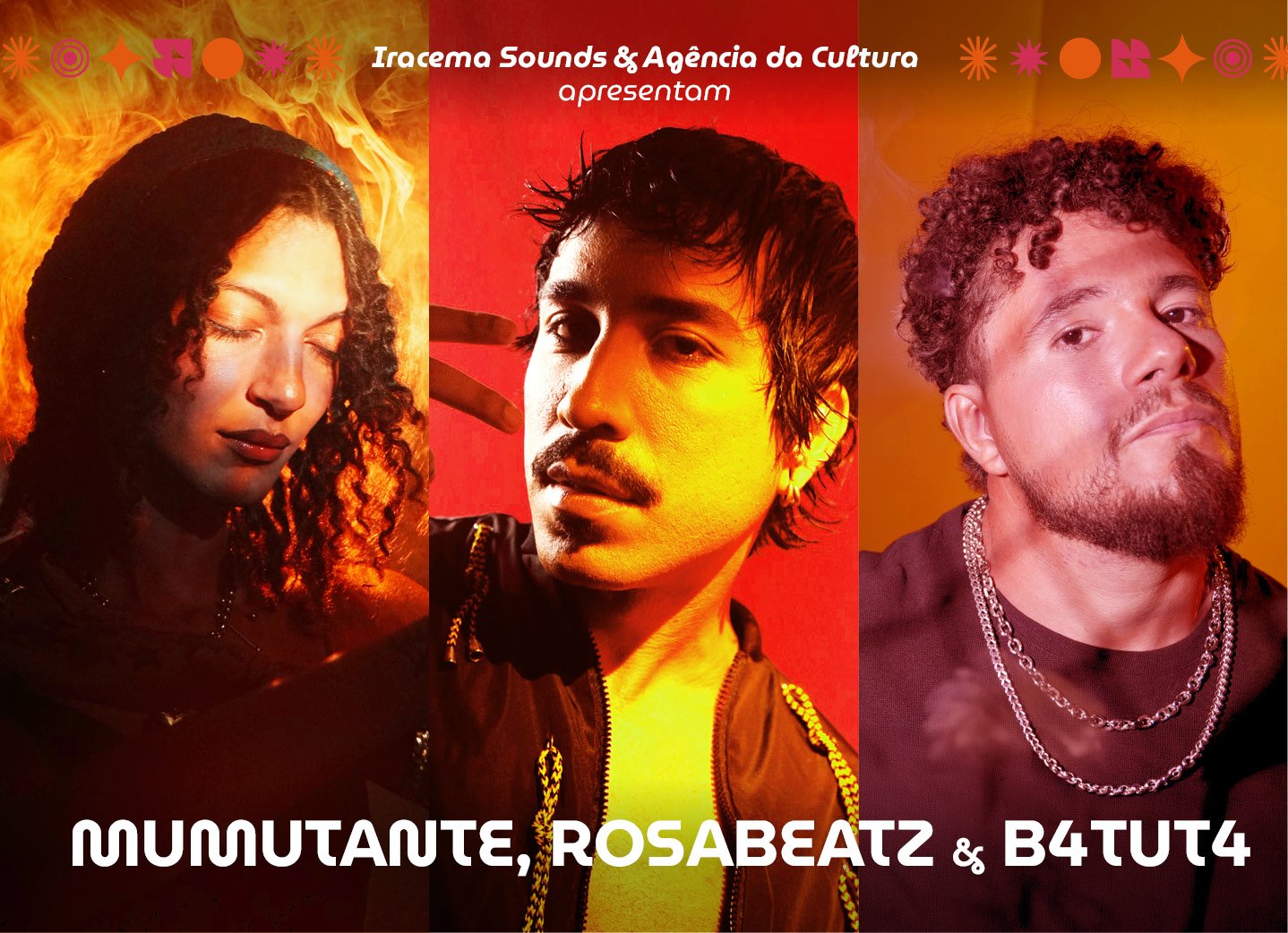 Selo Iracema Sounds e Agência da Cultura apresentam show especial de Mumutante, B4tut4 e Rosabeatz no ZEP Sessions com Marina Sena